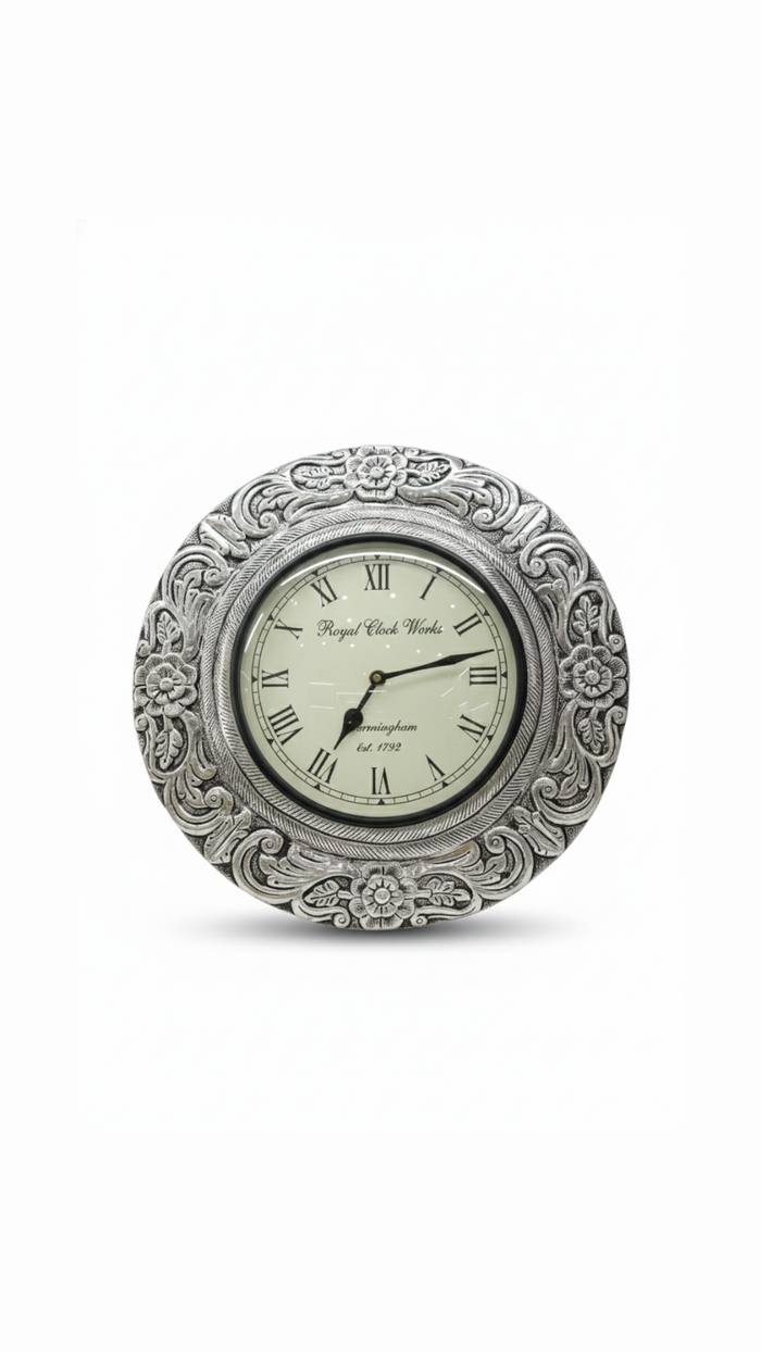 Vintage Floral Clock