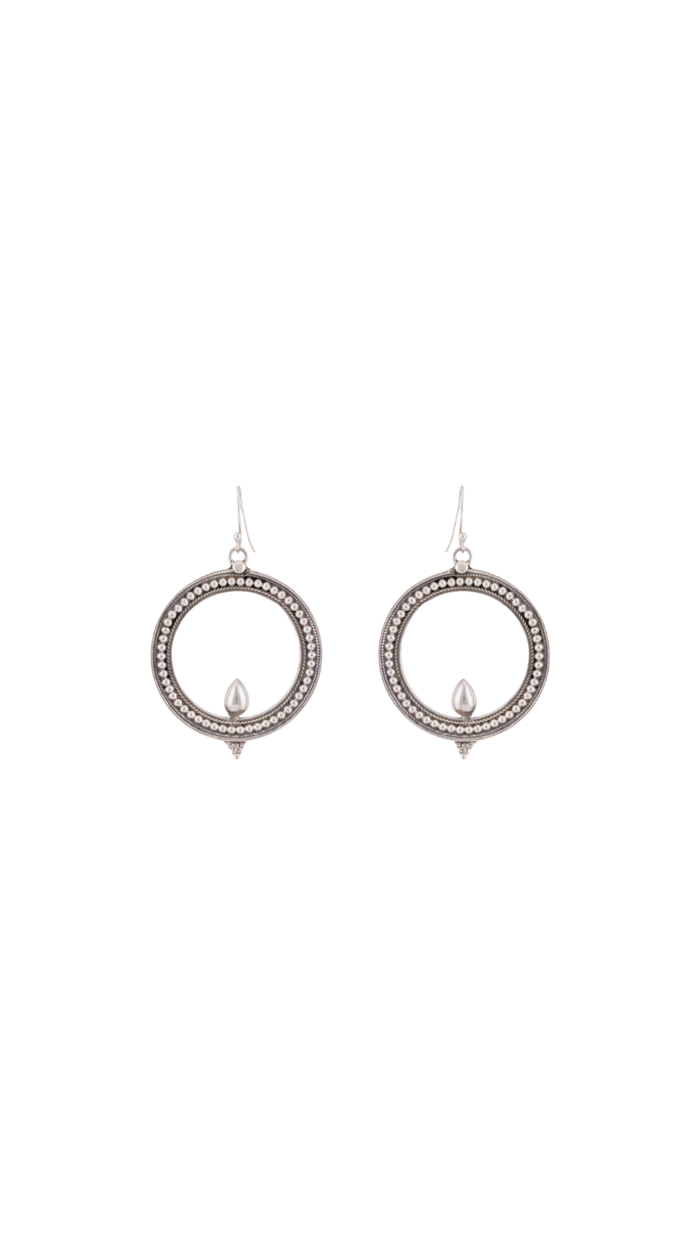 Heritage Silver Hoops