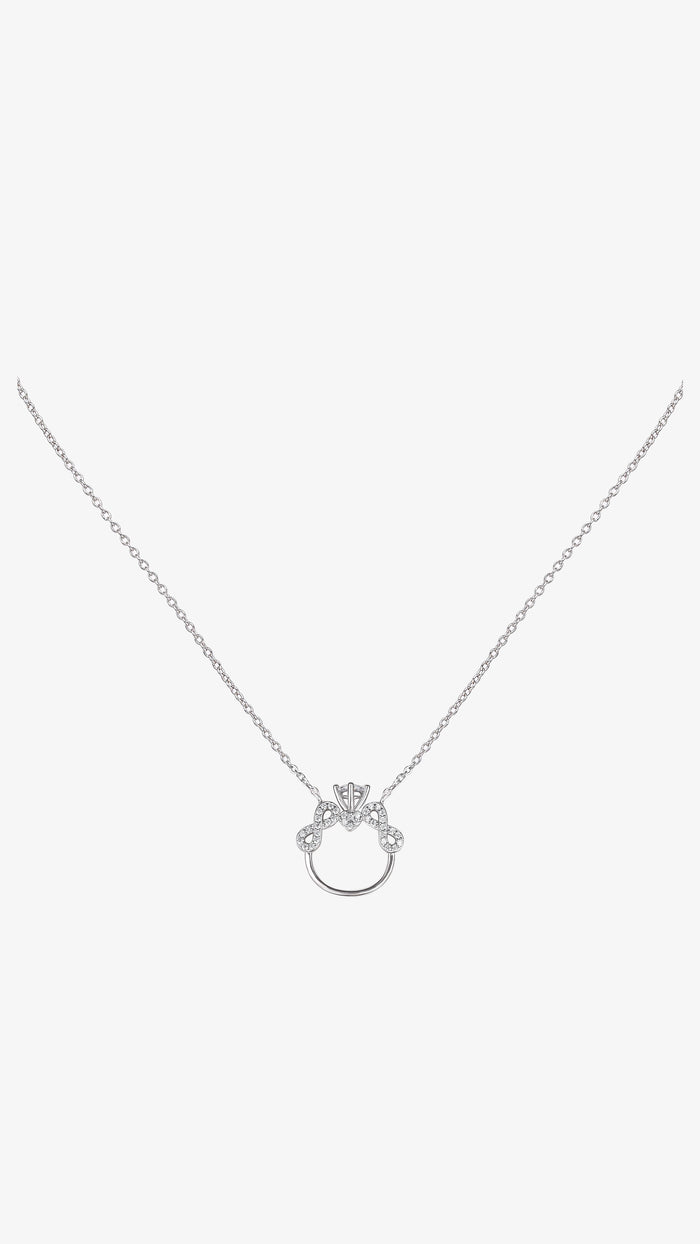 **Premium 925 sterling silver pendant necklace with chain, featuring sparkling semi-precious stones for elegant daily wear.**
