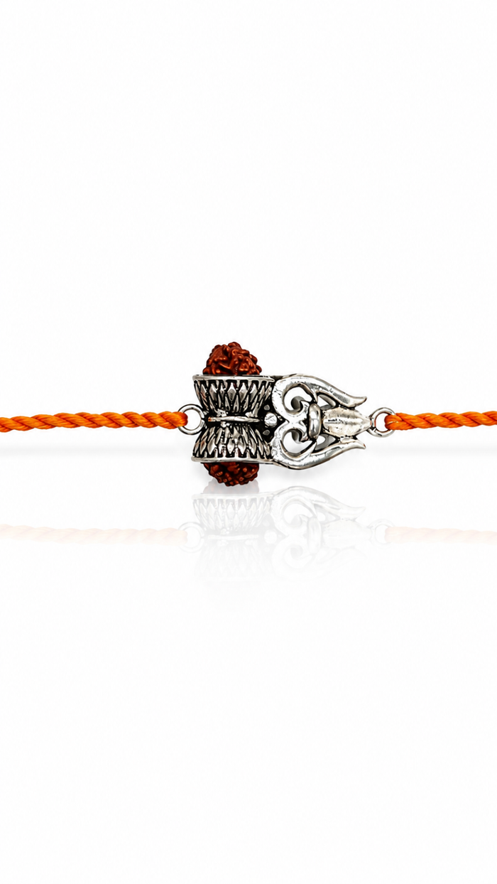 Buy Silver Rakhi for Men