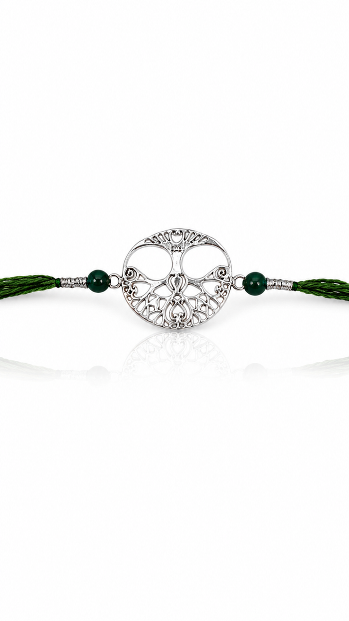 Tree of Life 925 Silver Rakhi
