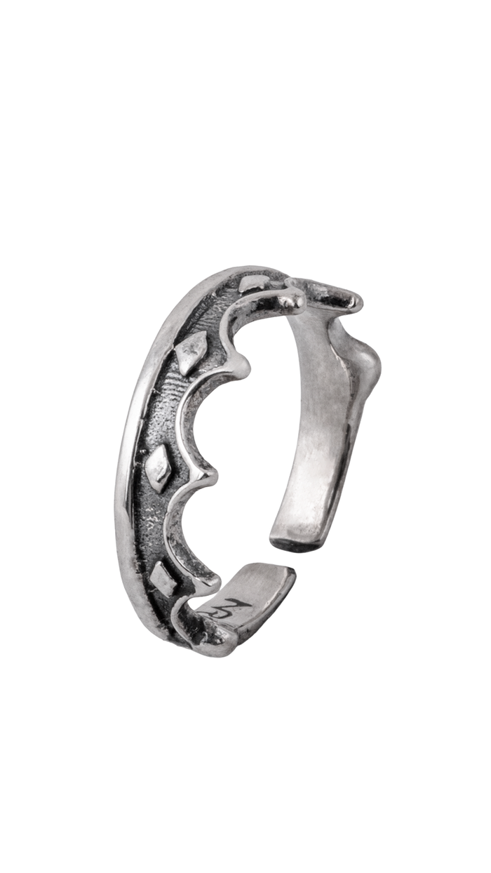 Crown Toe Rings