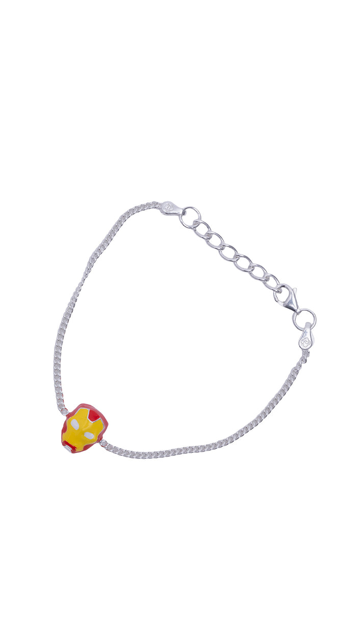 Superhero Silver Kids Bracelet