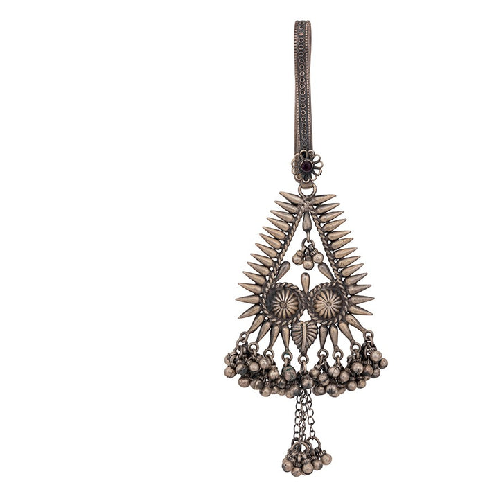 Boho Oxidised Silver Key Chain