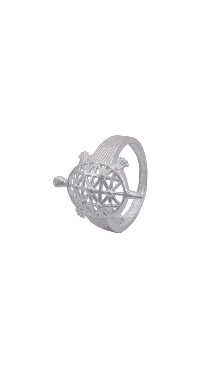 Tortoise Silver Ring
