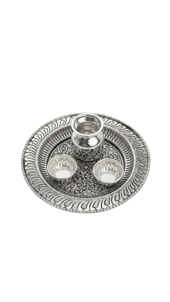 4Pcs. Pooja Thali Set