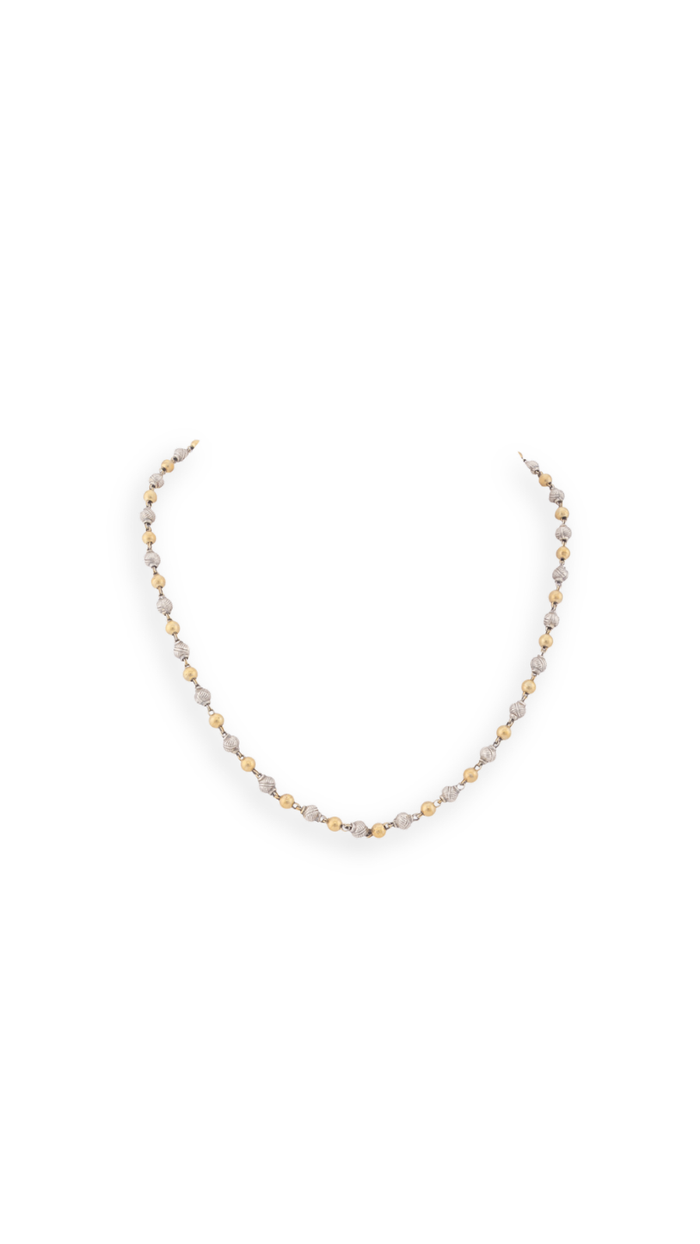 Textured Solid Silver Chain