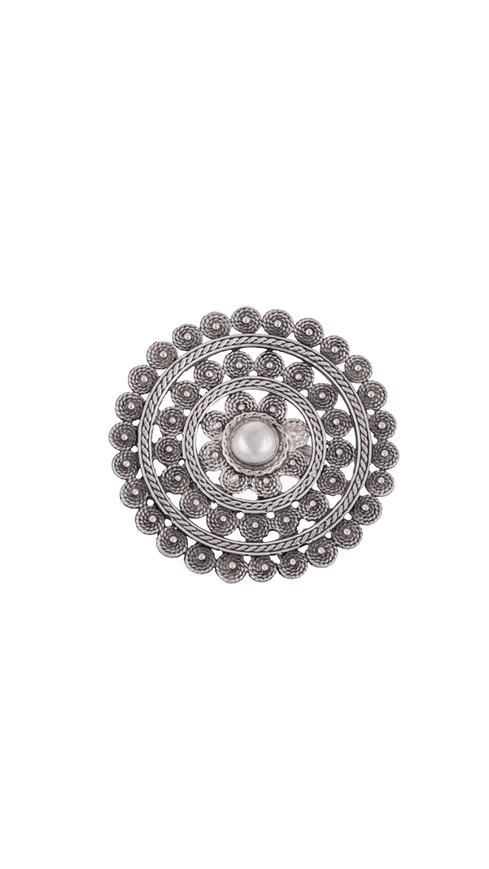 925 Silver Mandala Ring