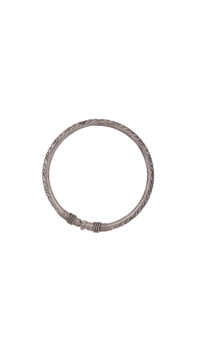 Oxidised Silver Payal Kada