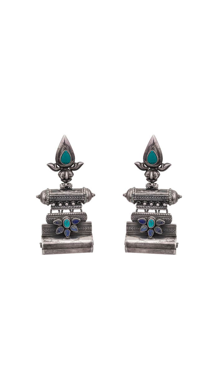 Turquoise Tribal Earrings