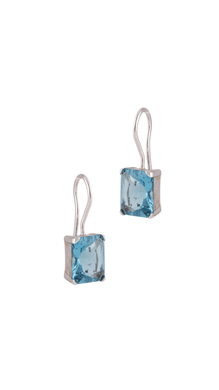 Blue Crystal Earrings