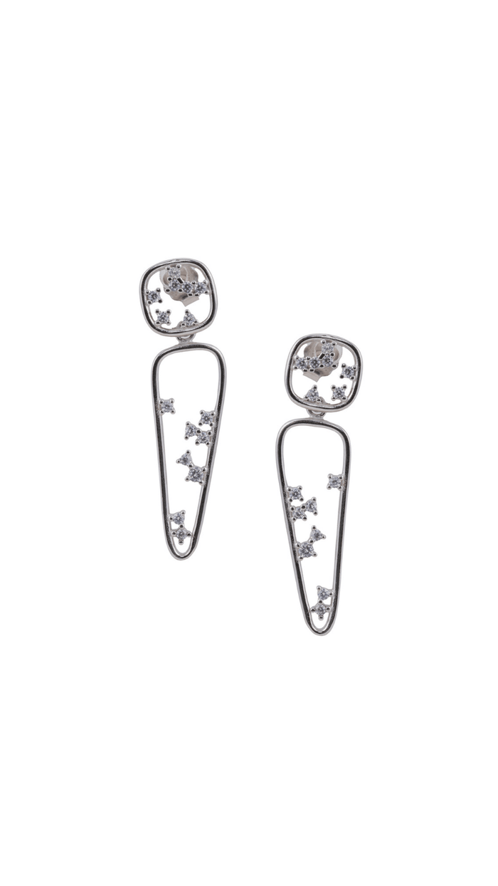 Starry Geatric Drop Earrings
