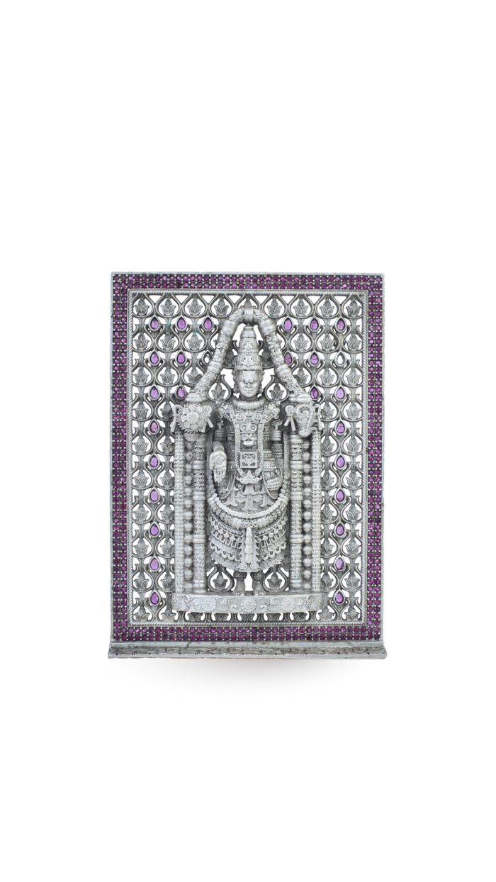 Tirupati Balaji 925 Silver Idol