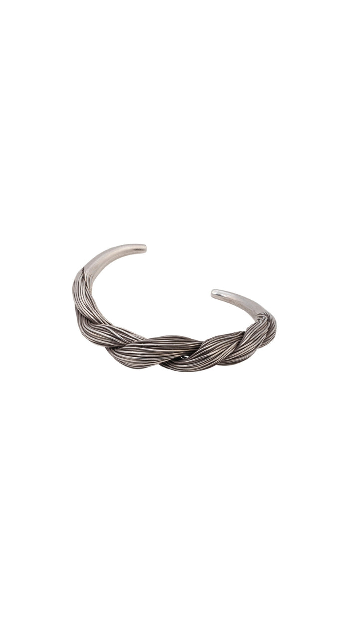 Classic Twisted Rope 925 Sterling Silver Bangle