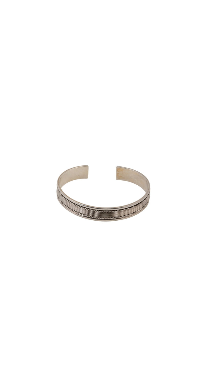 Minimalist Linear 925 Silver Bangle