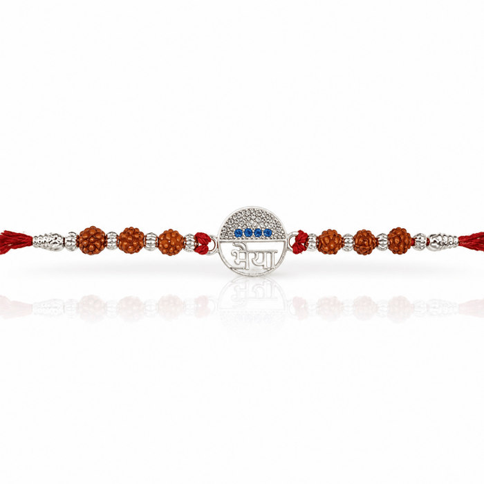 925 Silver Rakhi for Bhaiya