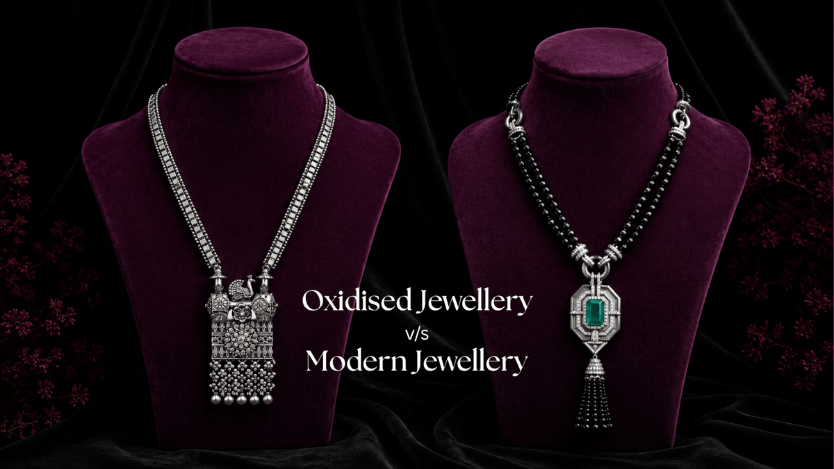 Oxidised Silver Jewellery vs Modern Silver Jewellery: Which One Should You Choose? (2026 Buying Guide)