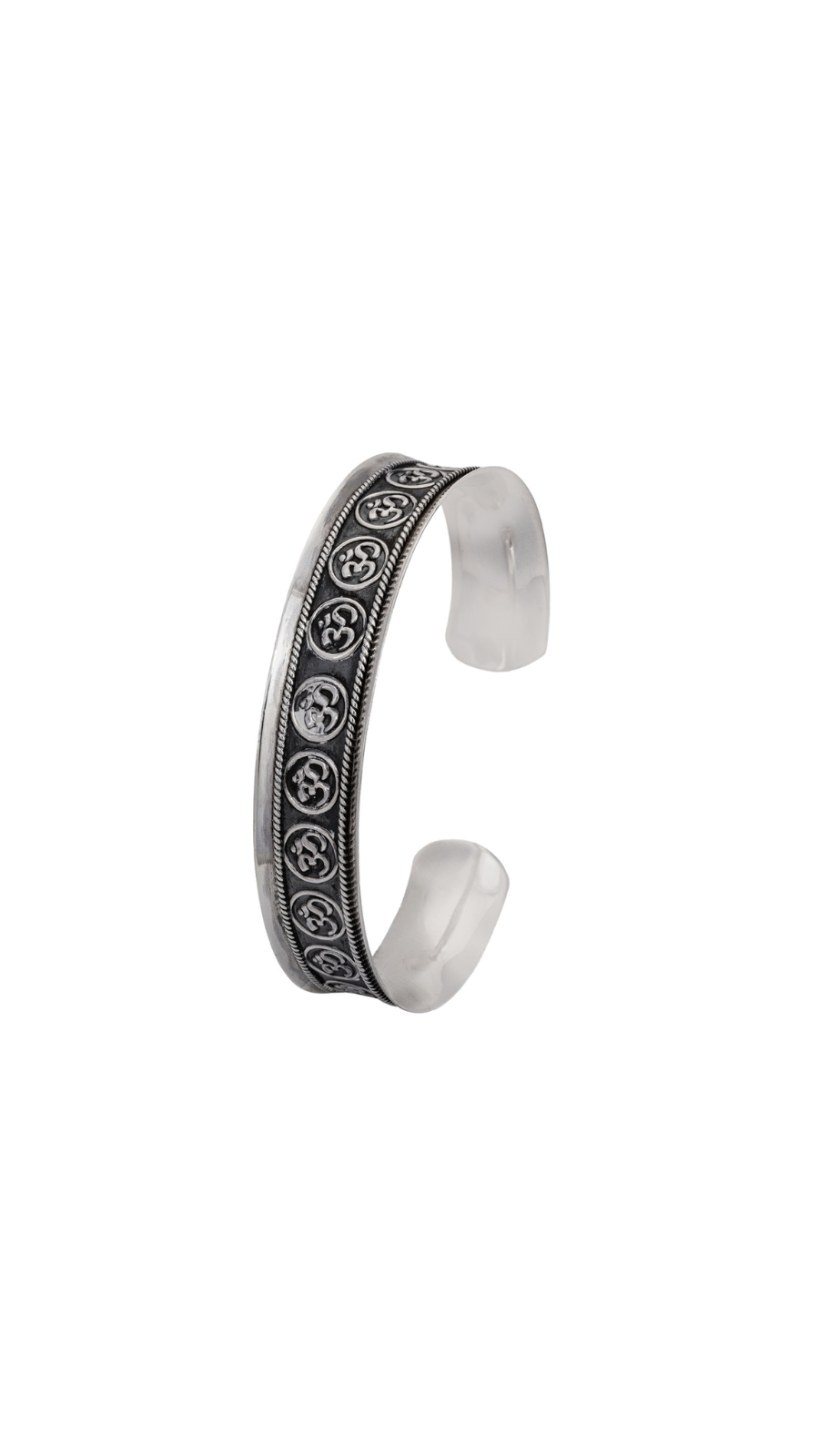 AJB Silver Arte OM Silver Cuff for Men