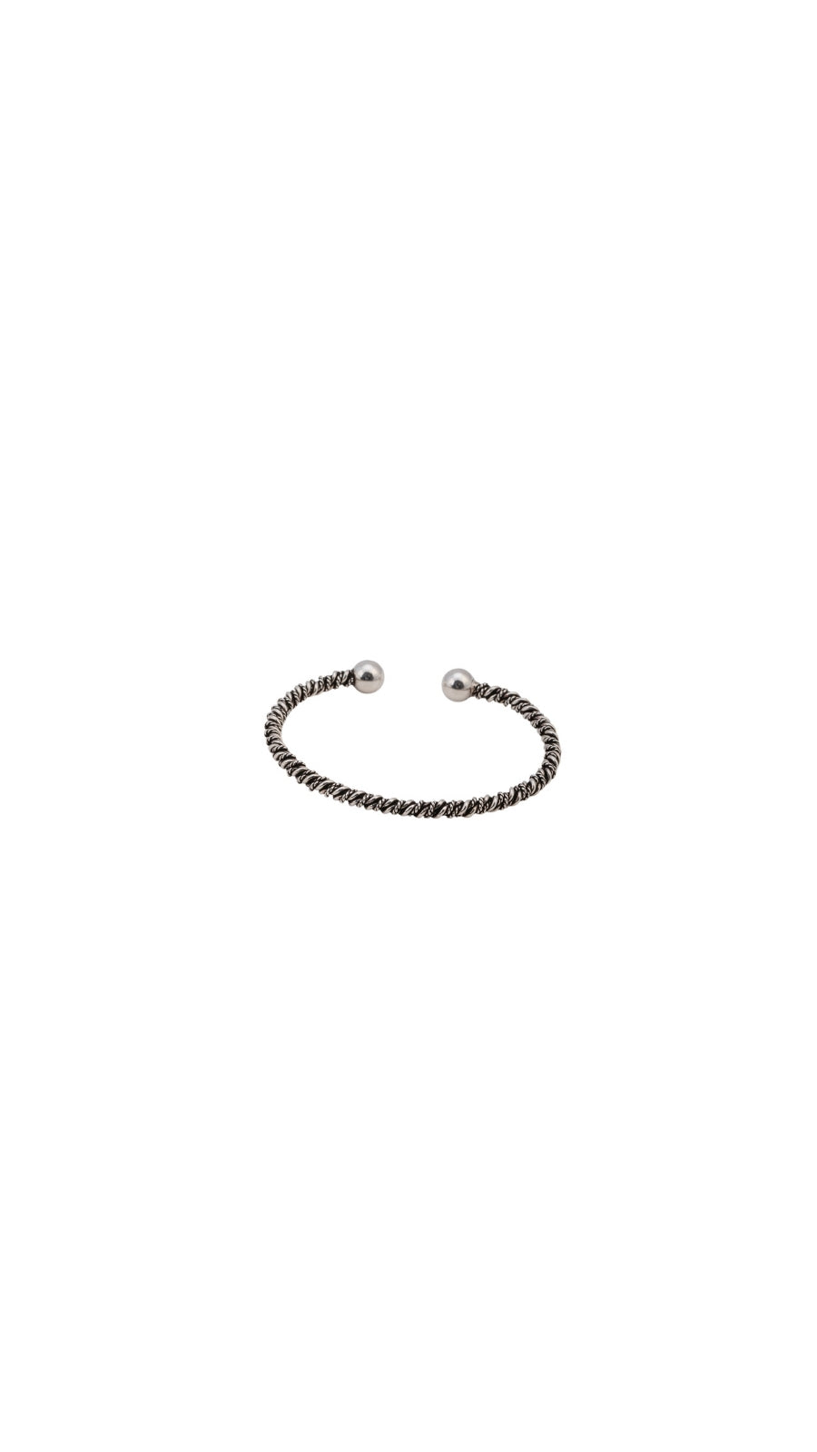 AJB Silver Arte: Twisted Rope Sterling Silver Bangles