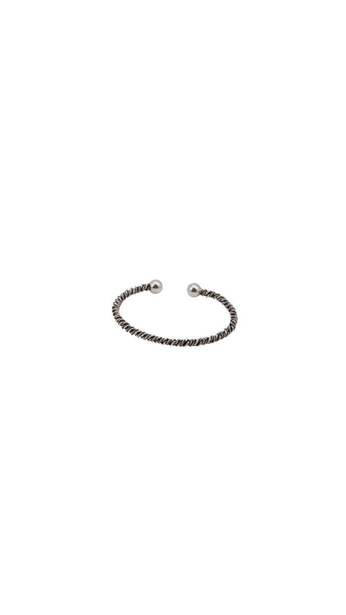 Twisted Rope Sterling Silver Bangles