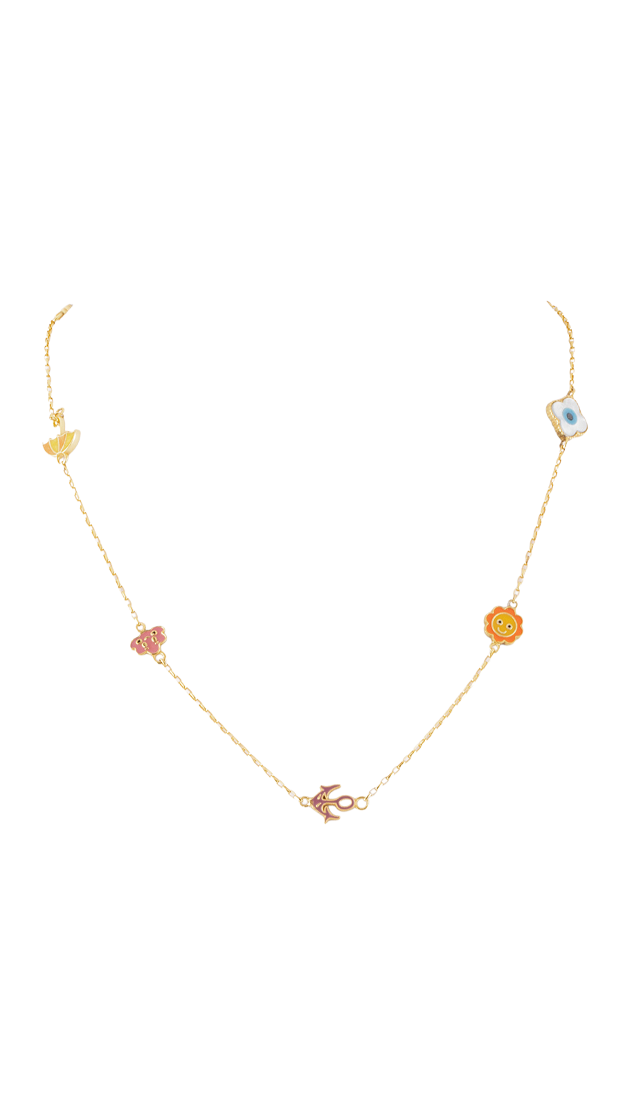 AJB Silver Arte Happy Charms 925 Silver Chain