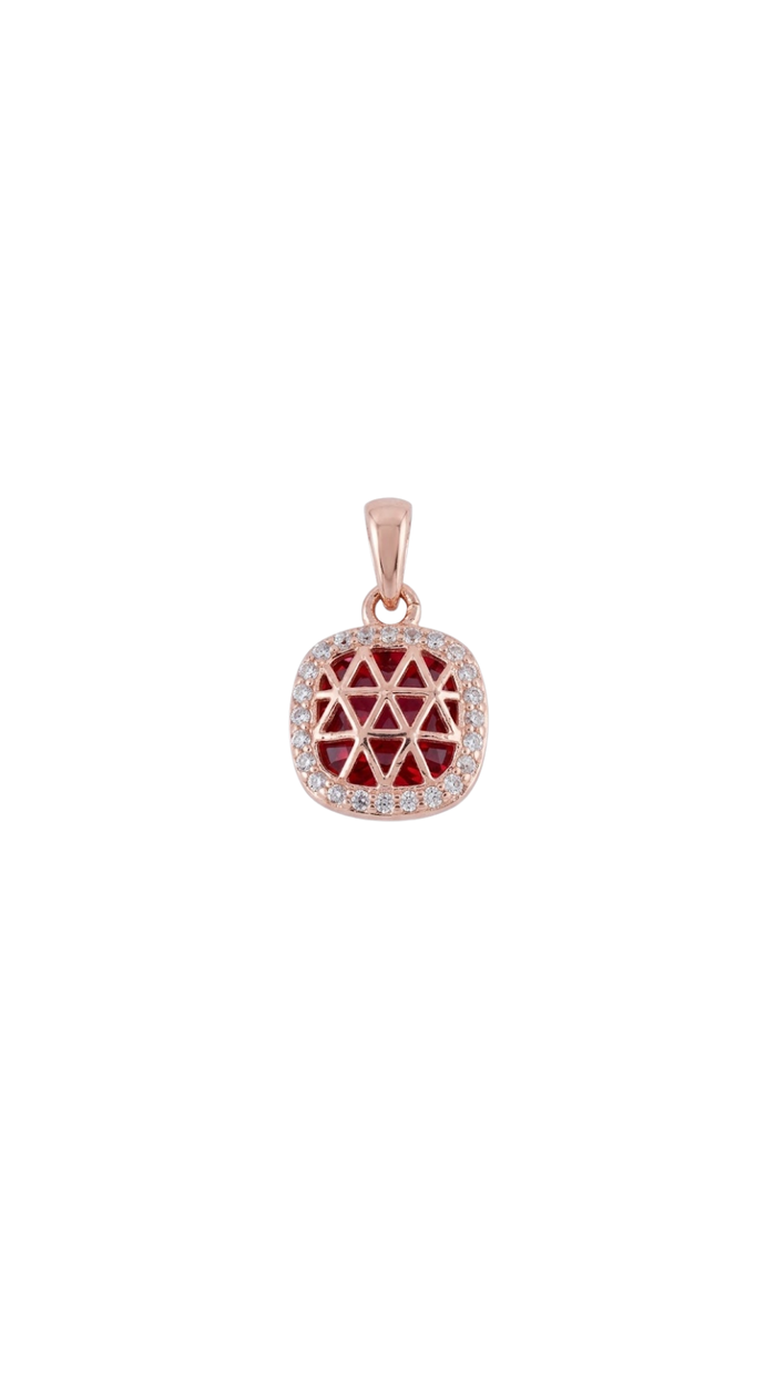 Royal Red 925 Silver Pendant