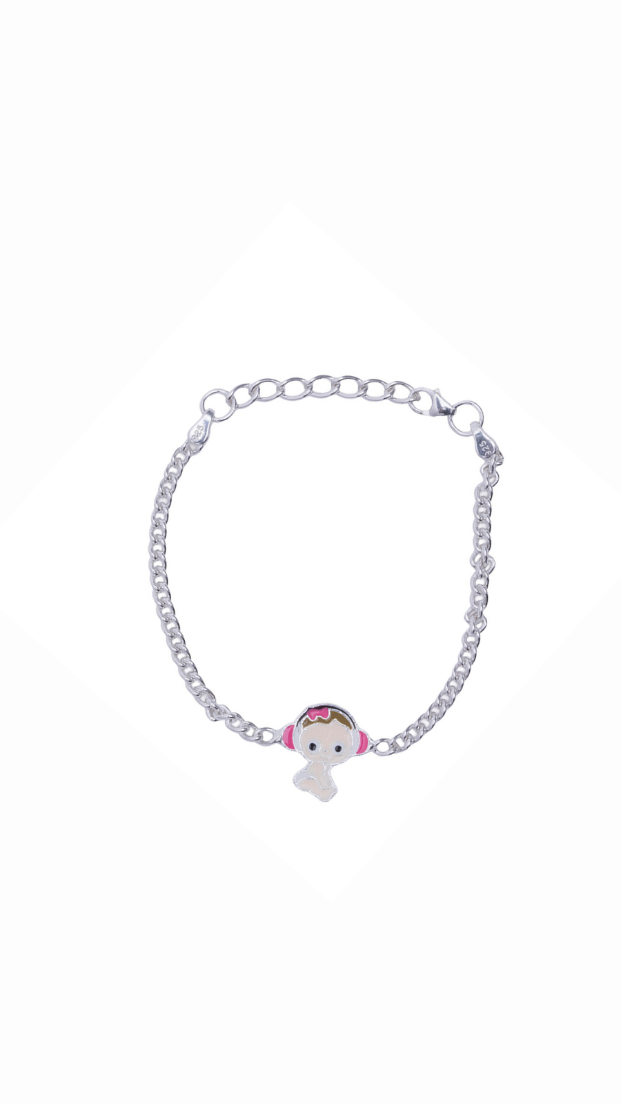 AJB Silver Arte Cute Cartoon Character Bracelet
