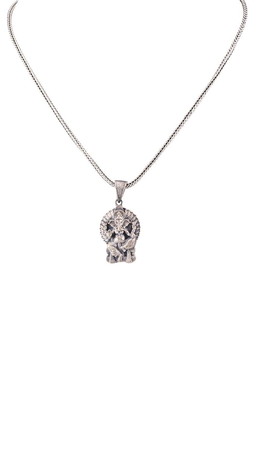 Ganesha in Aura Circle