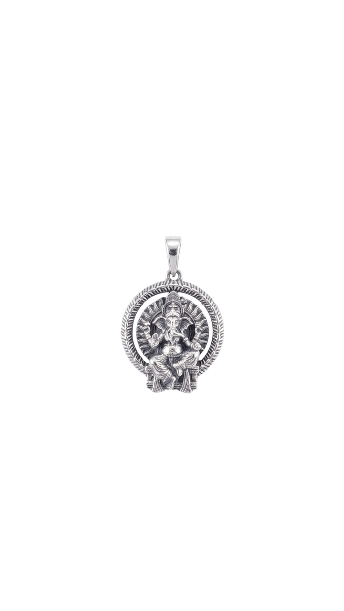 Ganesha in Aura Circle