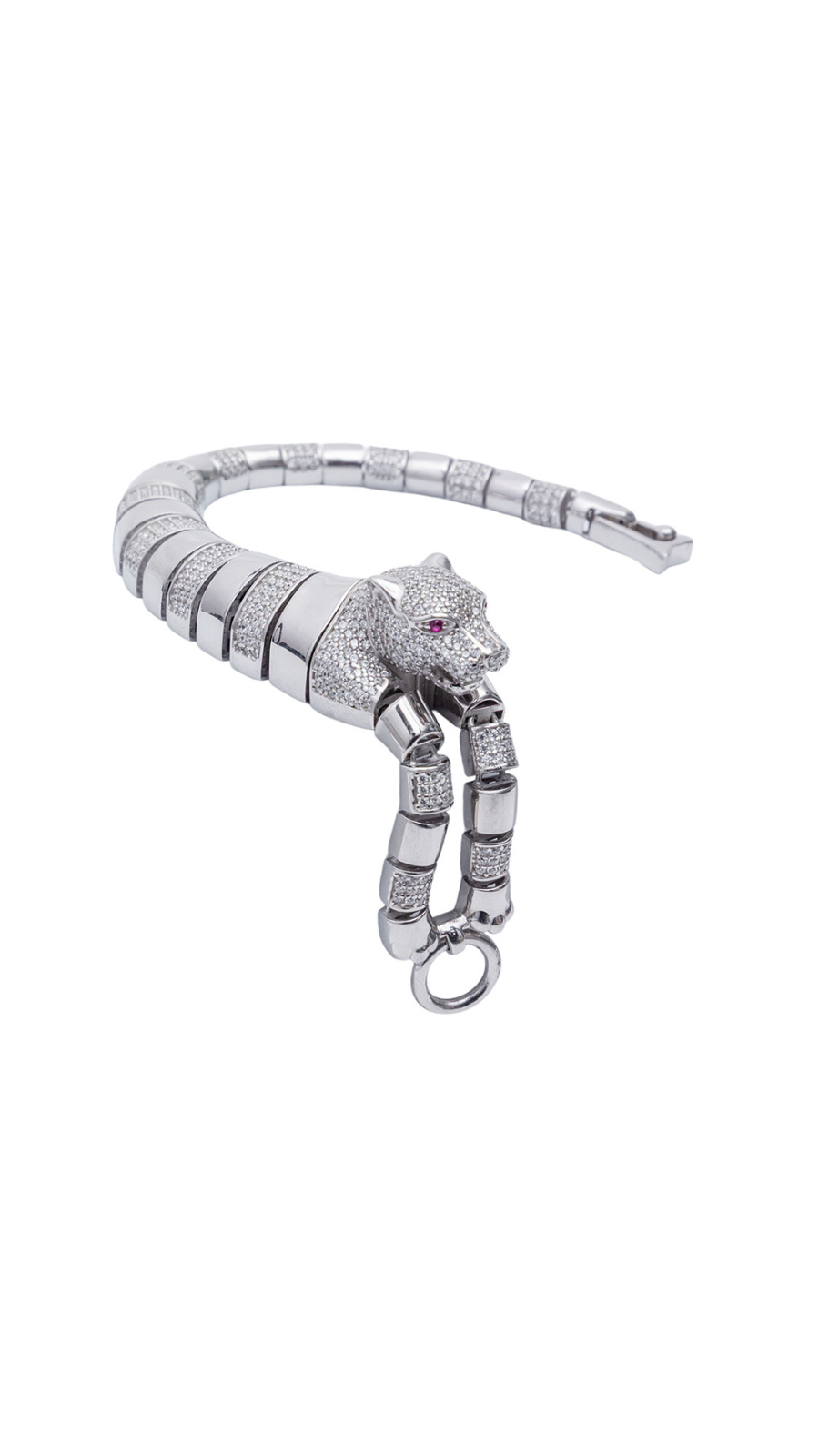 925 Silver Luxury Jaguar Bracelet
