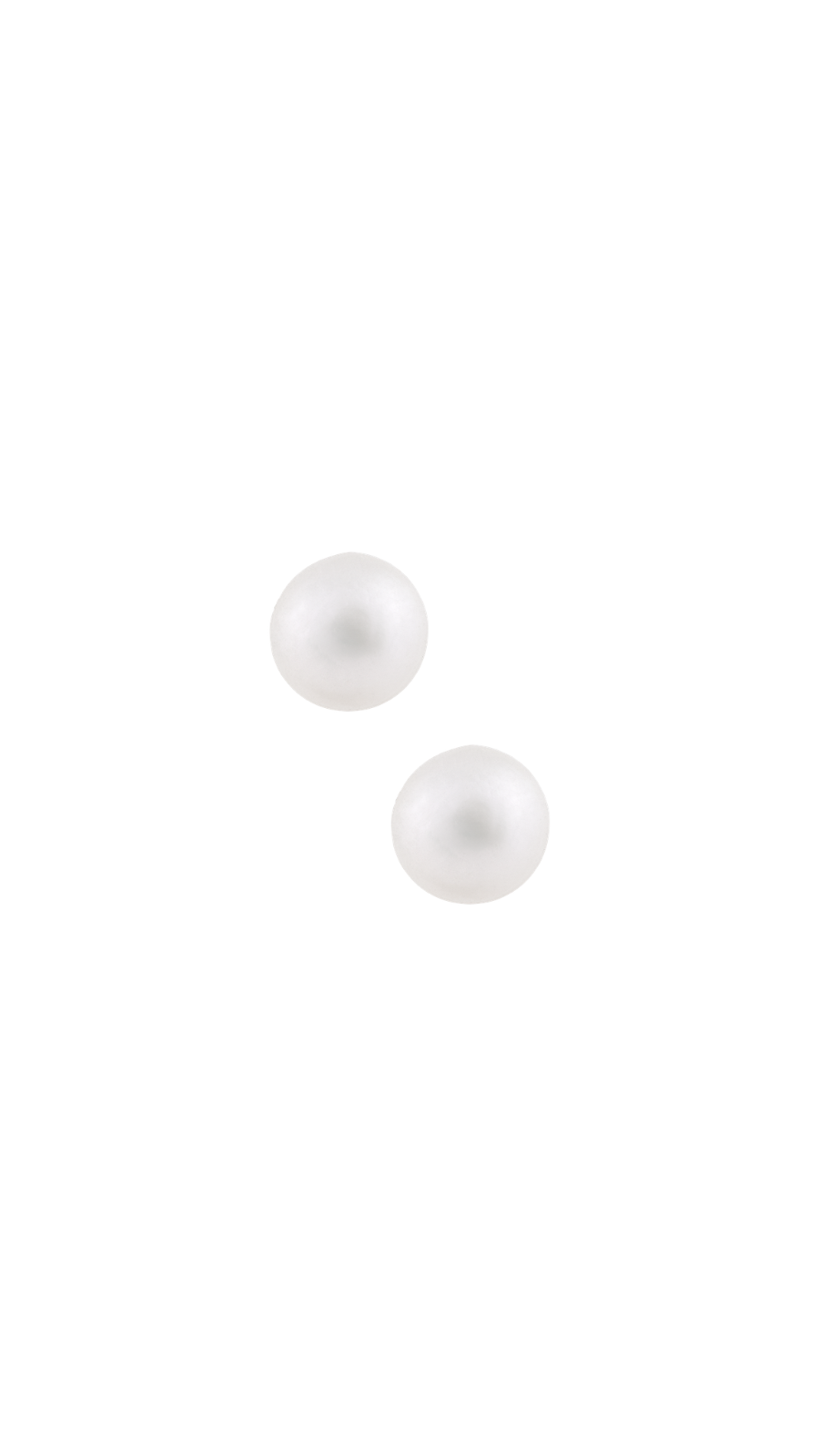 AJB Silver Arte: Classic Freshwater Pearl Studs