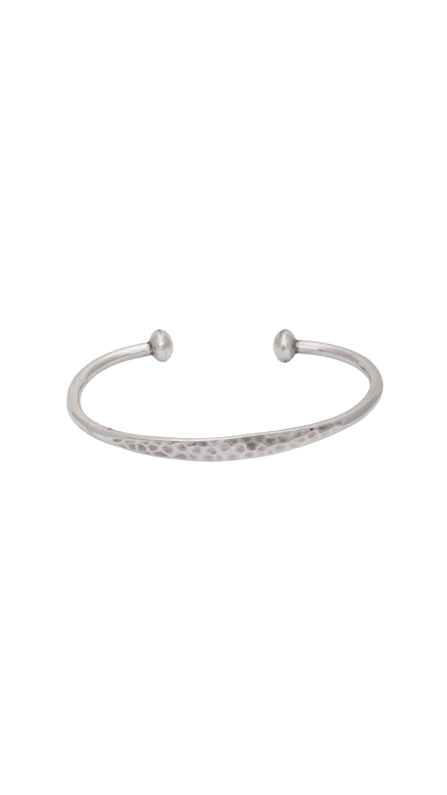 Hammered Texture Open Cuff