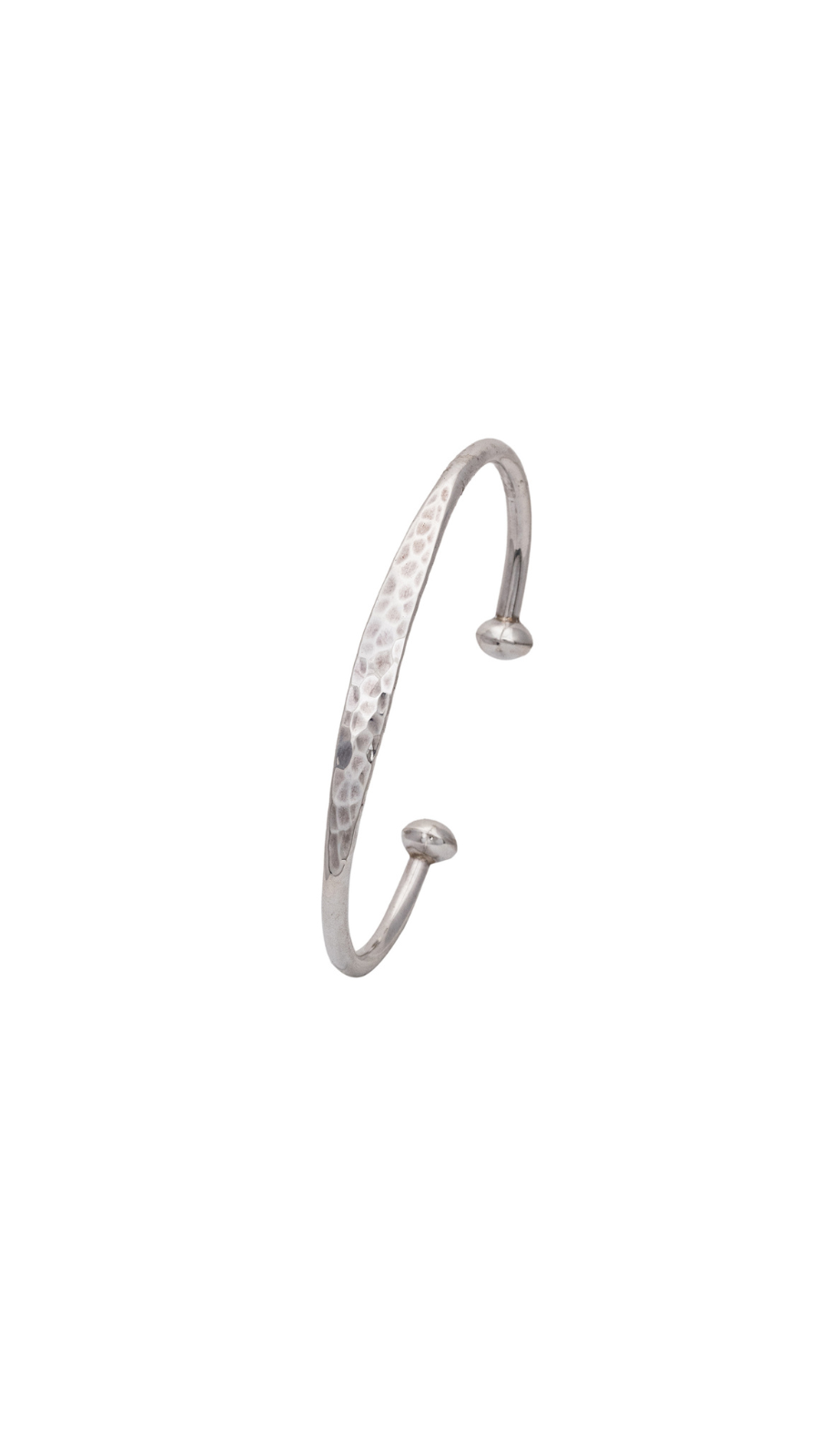Hammered Texture Open Cuff