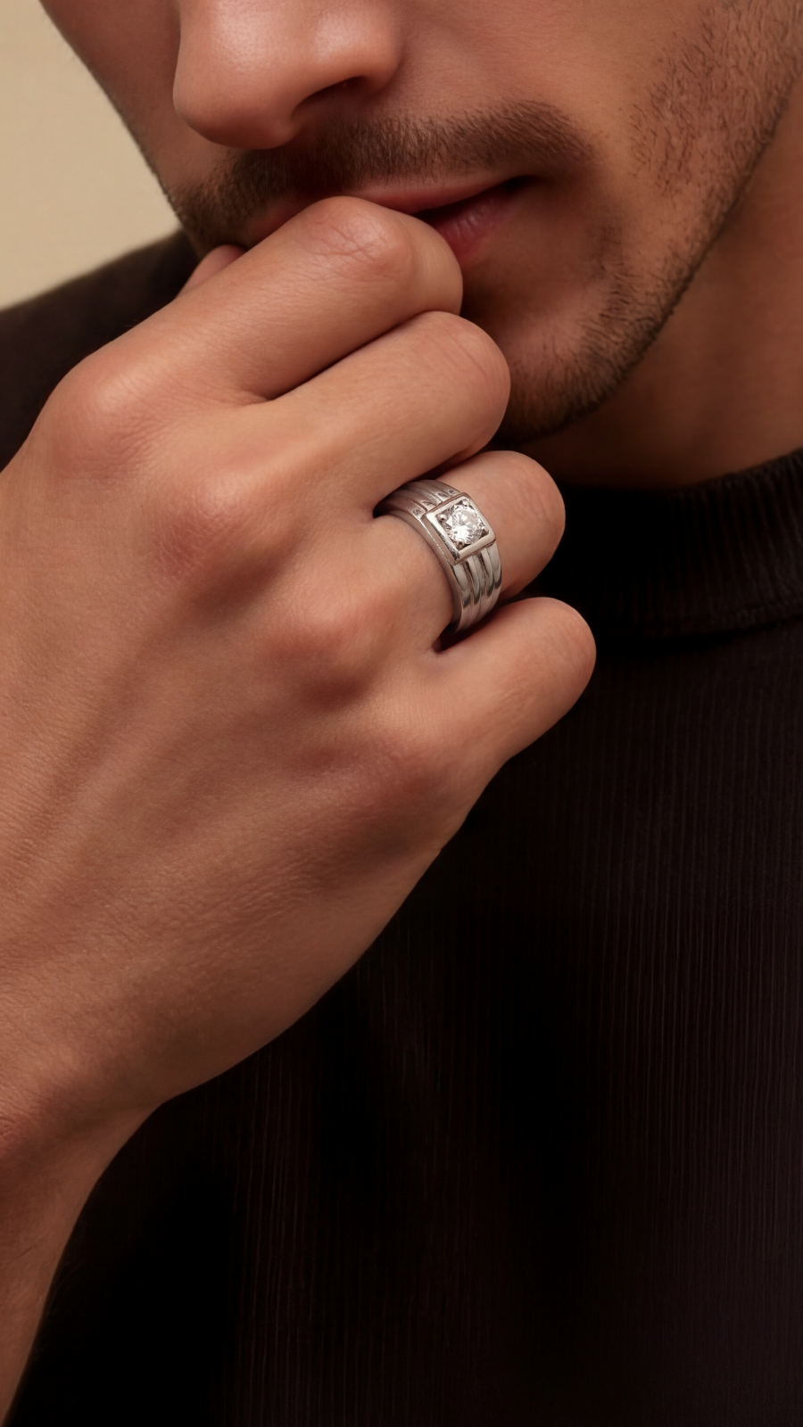 Classic AD Statement Ring
