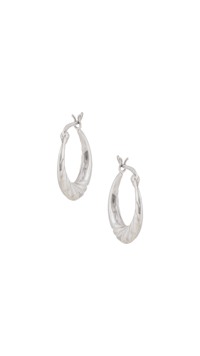 925 Silver Hoop Earrings