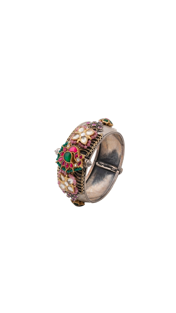 Regal Peacock Sterling Silver Bangles