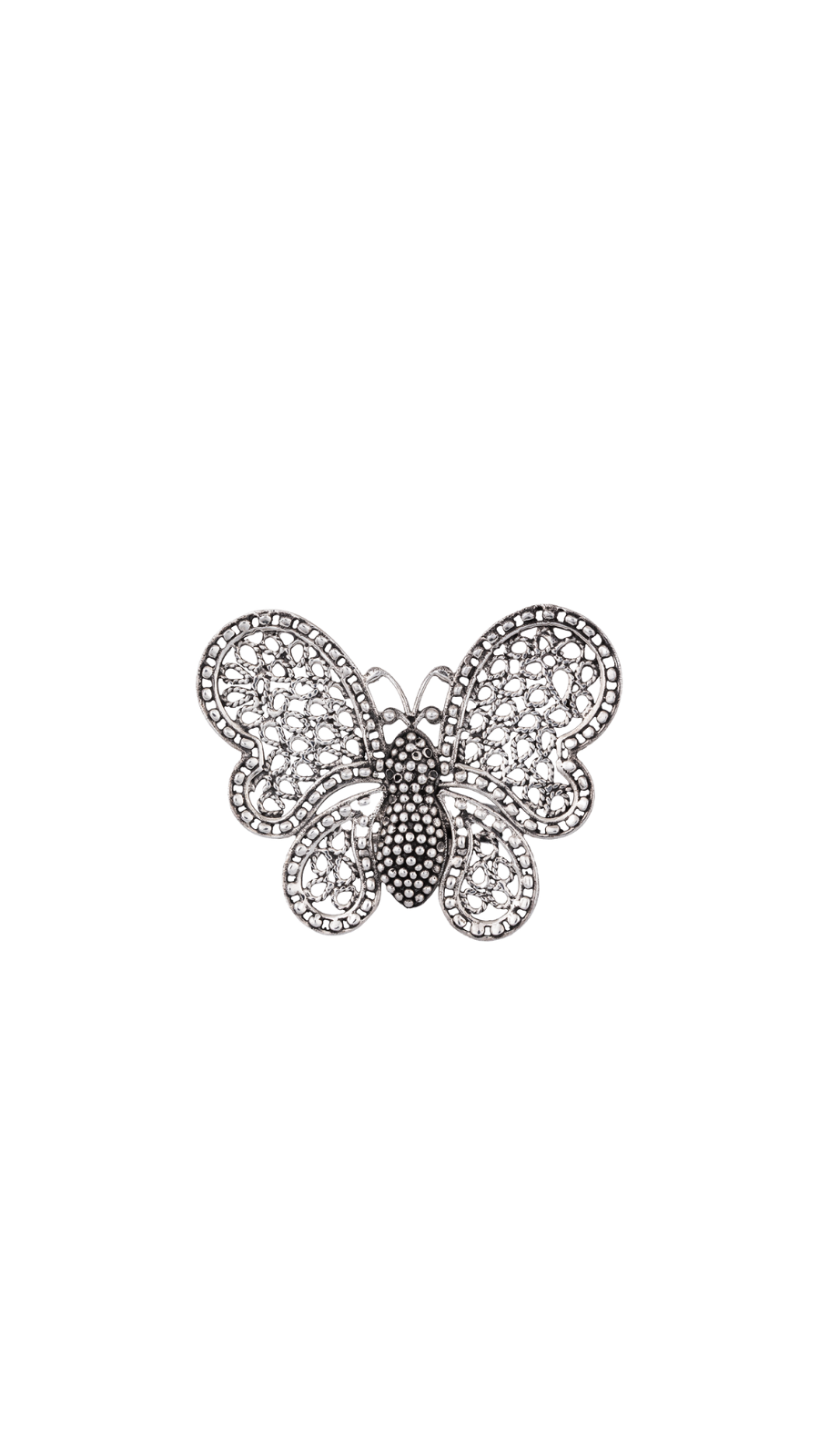 AJB Silver Arte: Filigree Butterfly Statement Ring