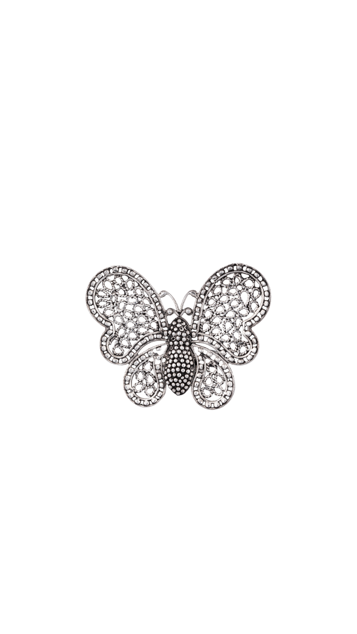 Filigree Butterfly Statement Ring