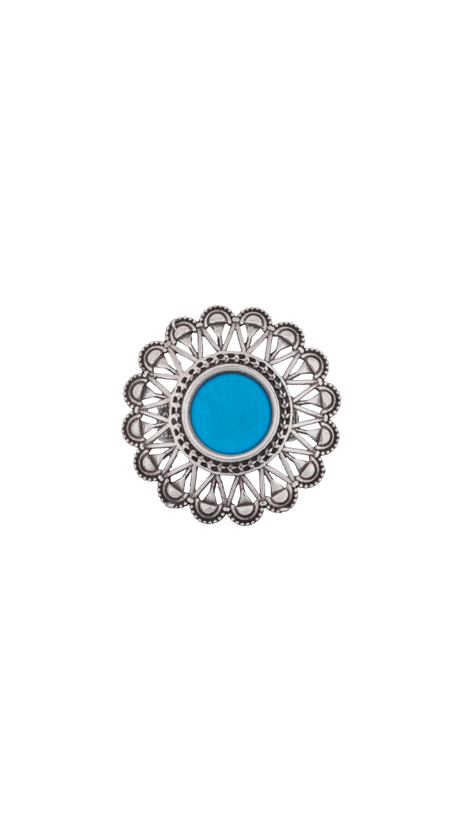 Turquoise Sun-Ray Protection Ring