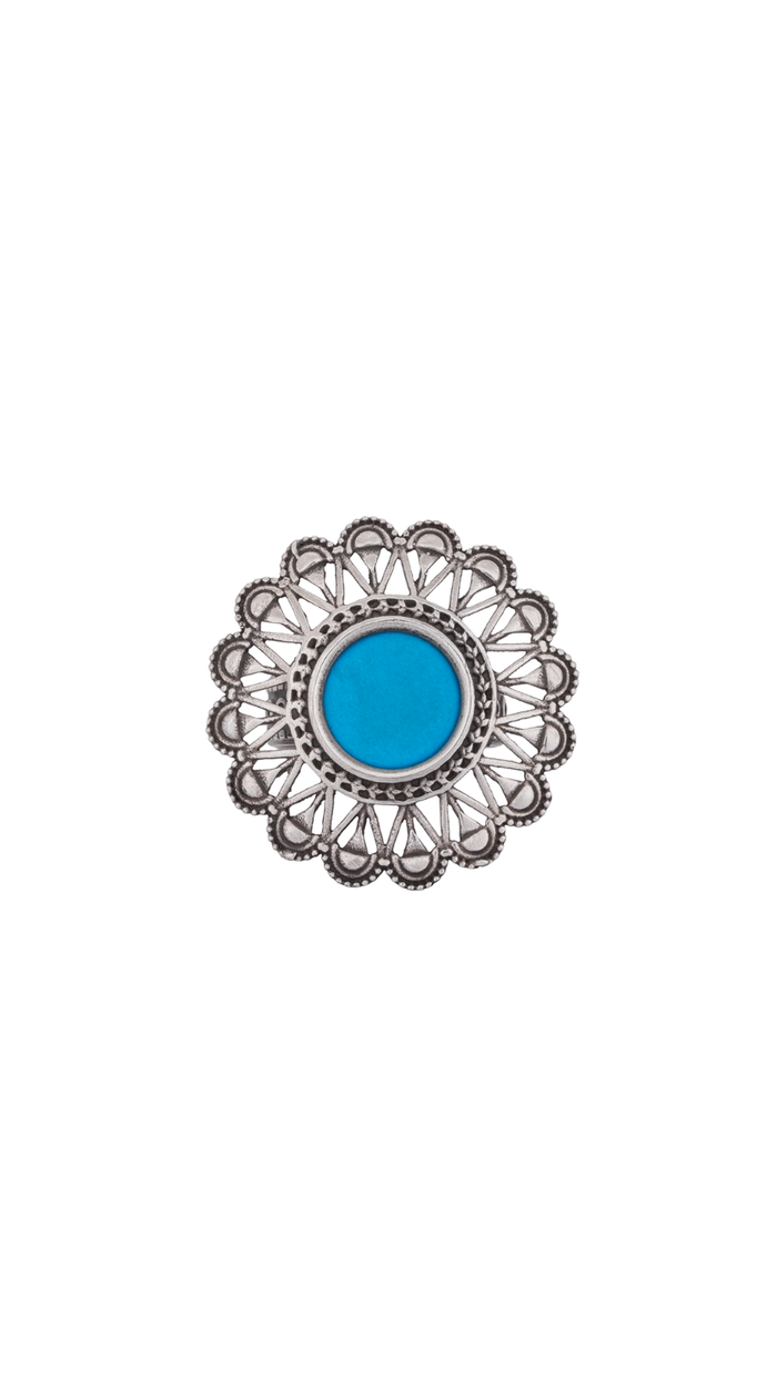 Turquoise Sun-Ray Protection Ring