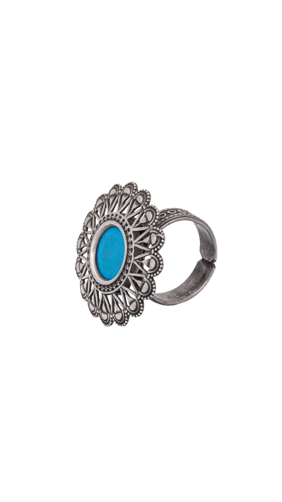 Turquoise Sun-Ray Protection Ring