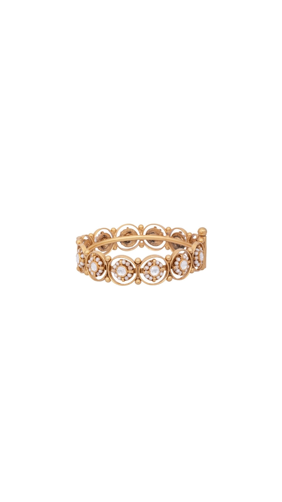 AJB Silver Arte: Gold-Plated 925 Sterling Silver Bangle