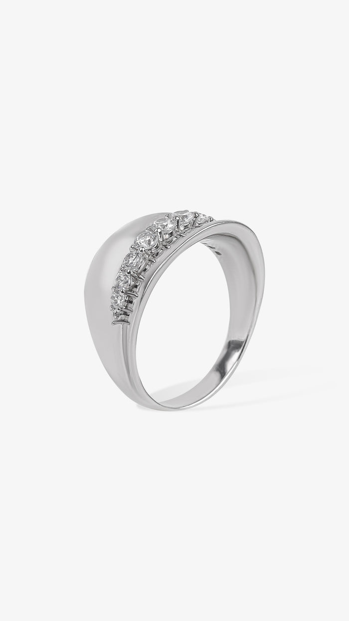 Classic Curve 925 Silver Ring