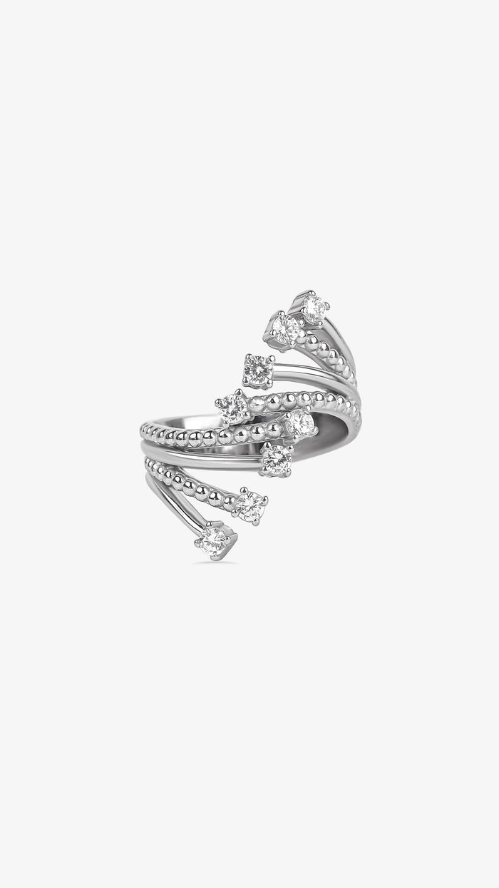 Celestial Wrap 925 Silver Ring
