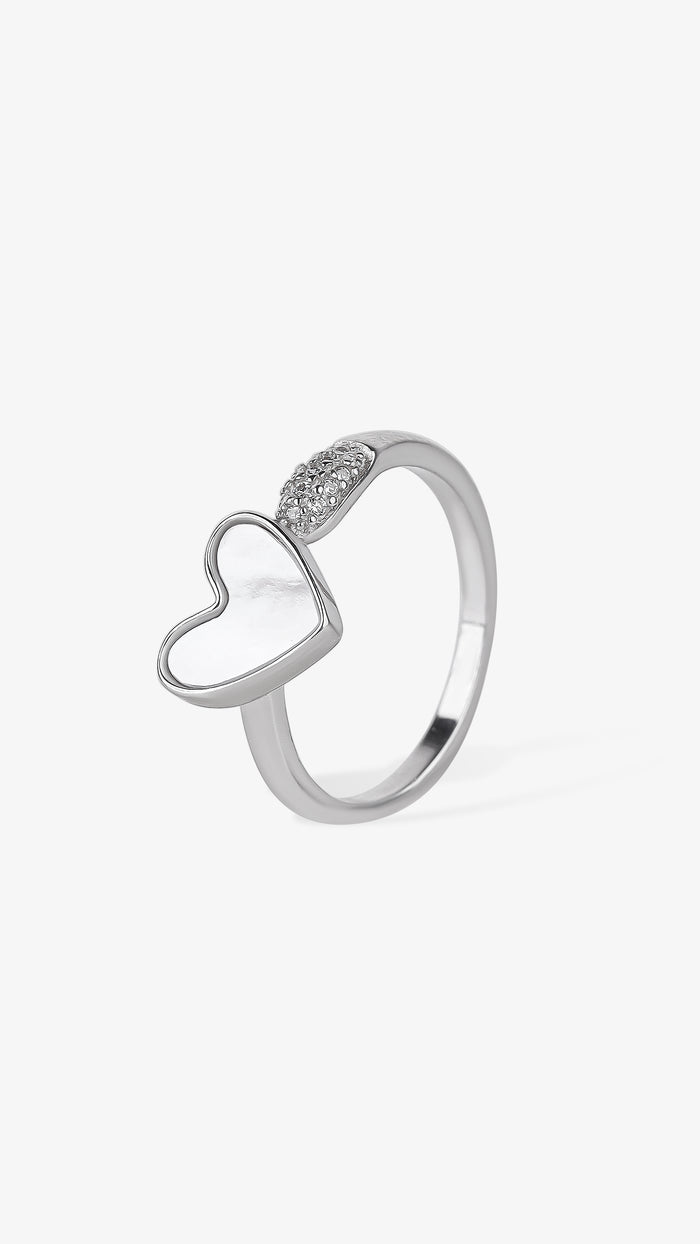 Heart Whisper 925 Silver Ring