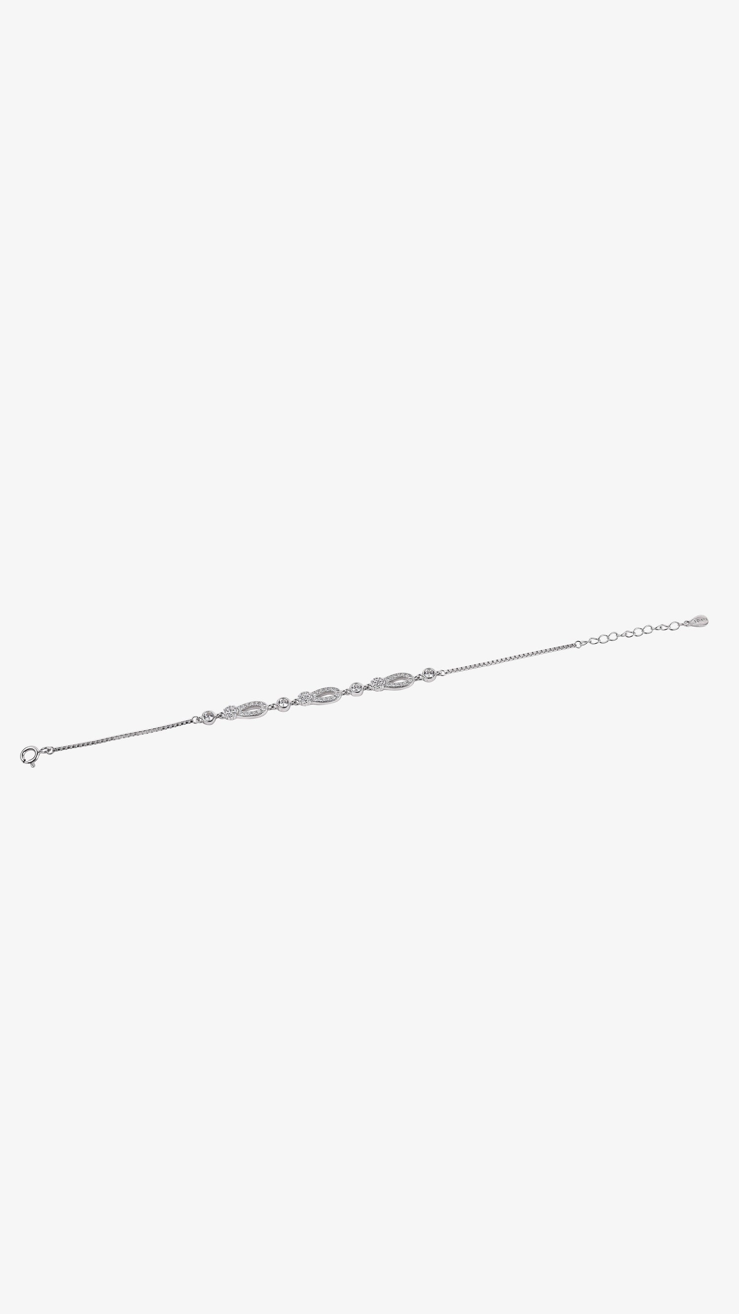 Elegant Infinity 925 Silver Minimalist Bracelet