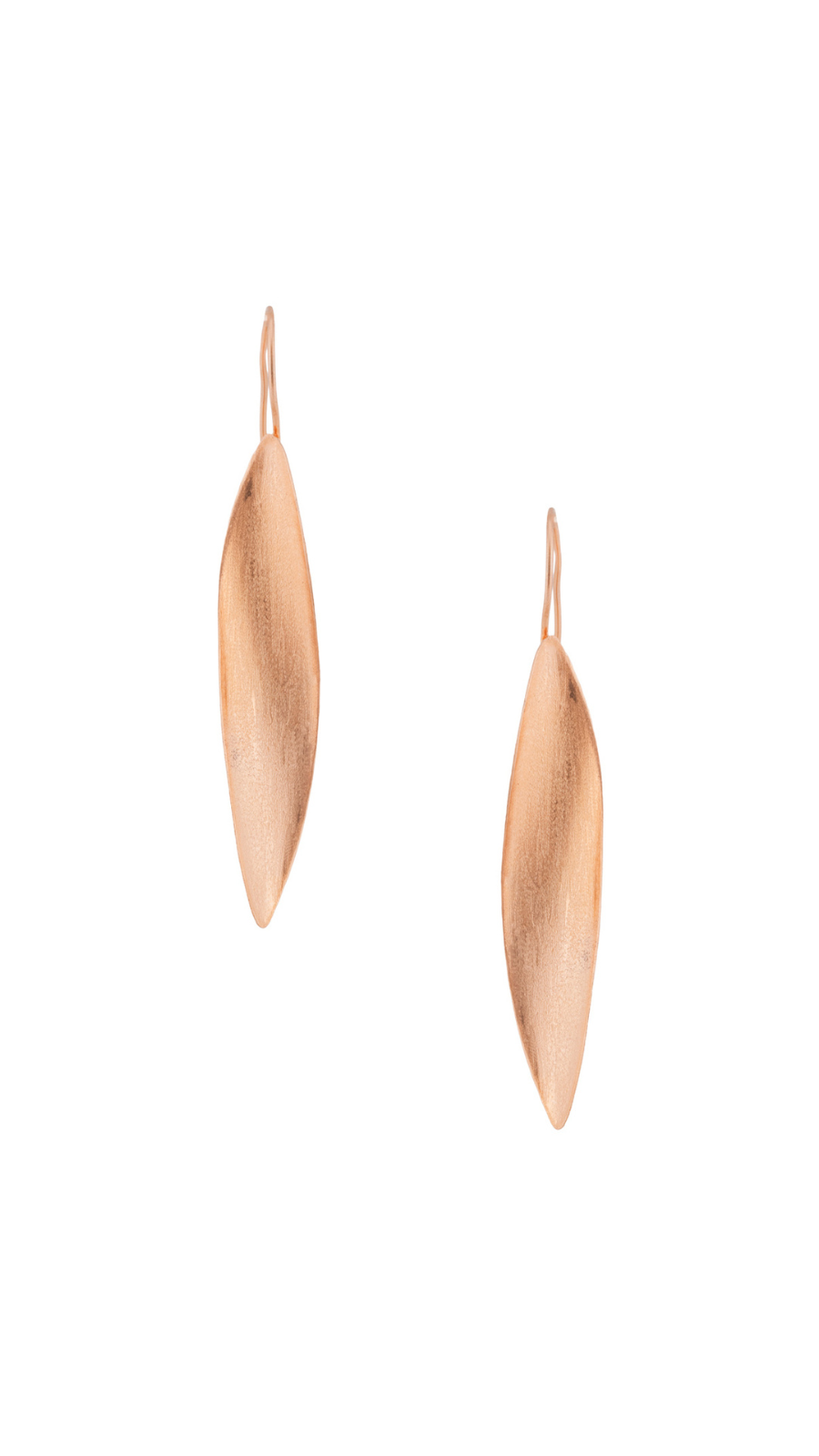 Satin Leaf Earrings