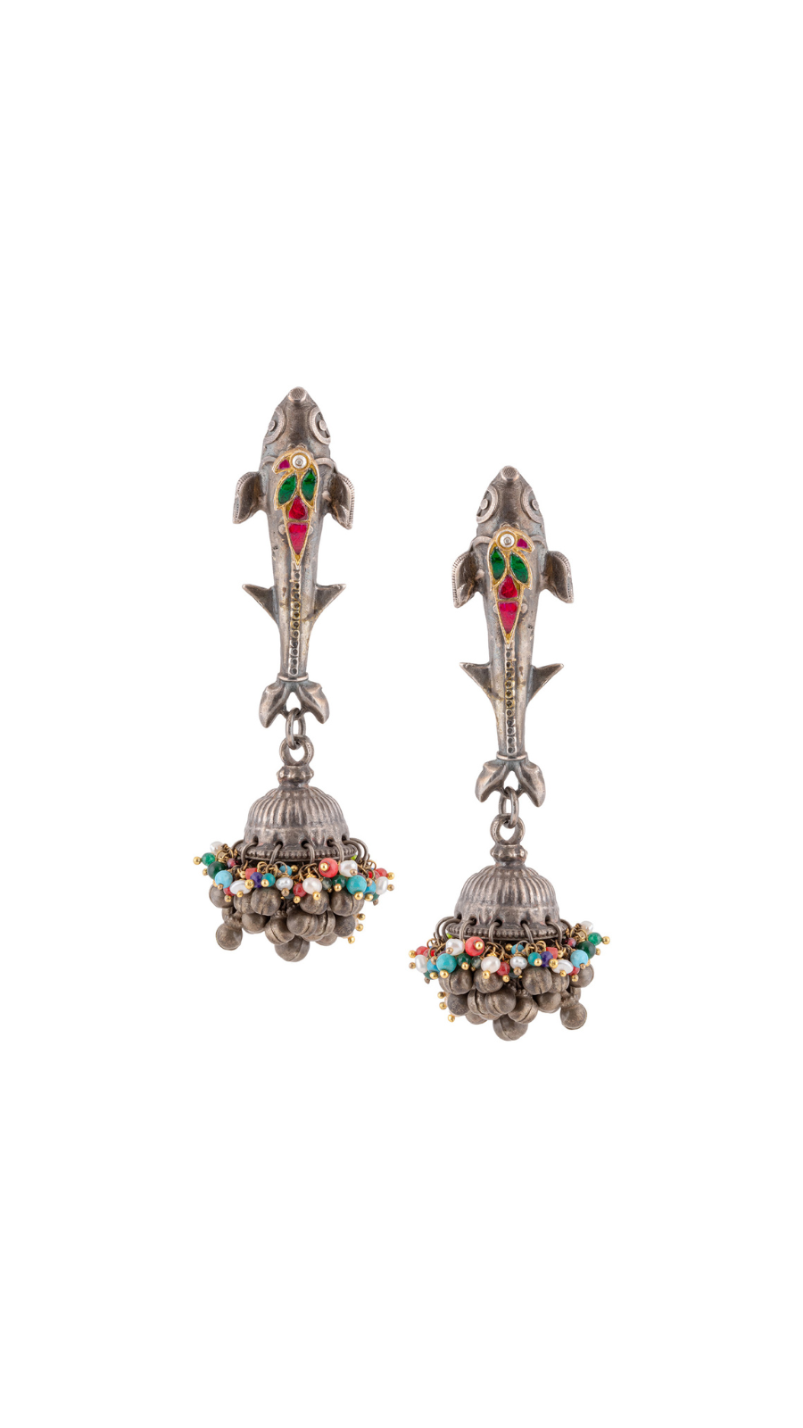 Fish Jhumka Earrings