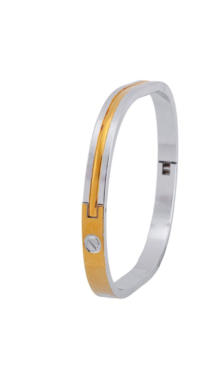 Two Tone Mens Bracelet
