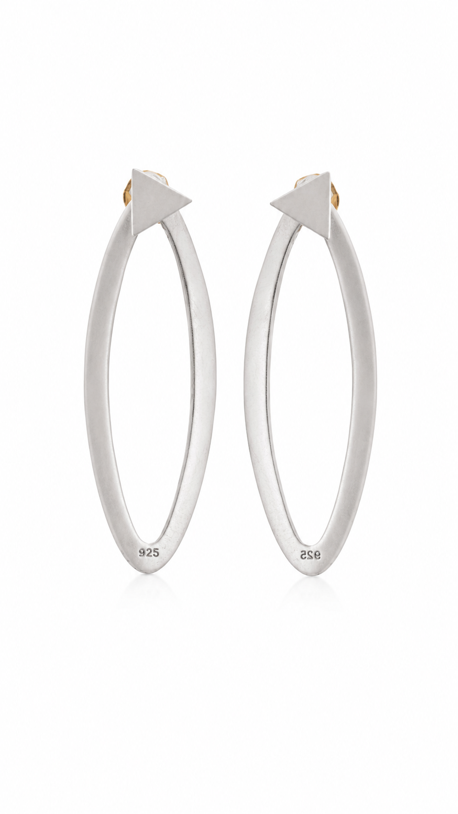 Oval Hoop Earrings